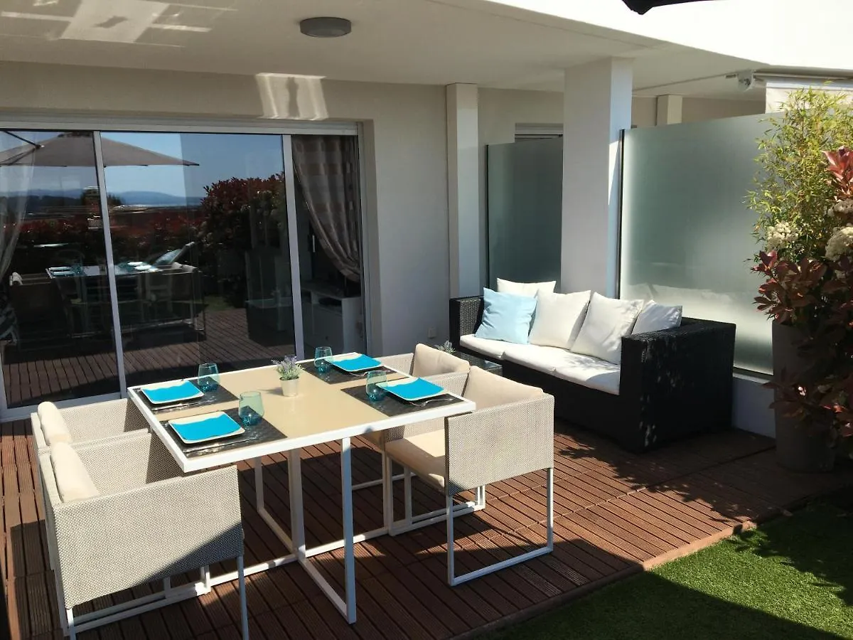 Luxury Flat Nice Panoramic View - Swimming Pool - Parking - Terrace